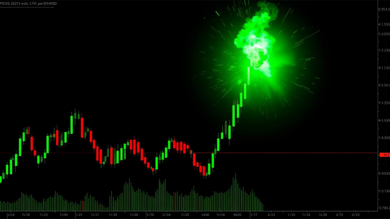 EUR/USD candle explosion